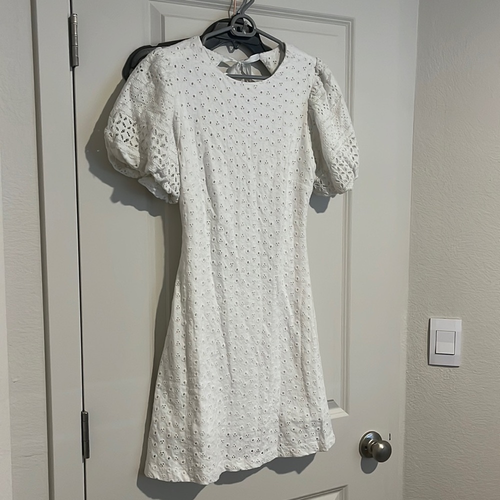 Free People White Eyelet Dress